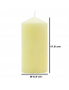 Tradineur - Vela bloque con aroma, velón de taco, cera perfumada, larga duración: 36 horas, aromaterapia, decoración del hogar (