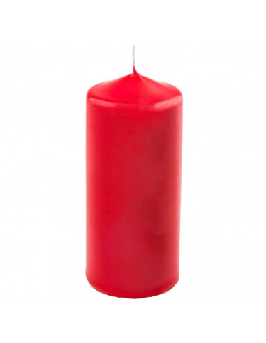 Tradineur - Vela taco perfumada, velón de cera, larga duración: 25 horas, aromaterapia, decoración, hogar (Rojo, Frutas del bosq
