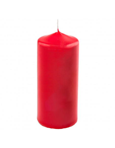 Tradineur - Vela taco perfumada, velón de cera, larga duración: 25 horas, aromaterapia, decoración, hogar (Rojo, Frutas del bosq