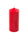 Tradineur - Vela taco perfumada, velón de cera, larga duración: 25 horas, aromaterapia, decoración, hogar (Rojo, Frutas del bosq