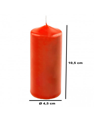 Tradineur - Vela taco con aroma a fruta tropical, velón de cera perfumada, larga duración: 25 horas, aromaterapia, decoración de