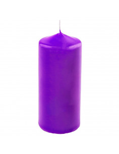 Tradineur - Vela taco con aroma a lavanda, velón de cera perfumada, larga duración: 25 horas, aromaterapia, decoración del hogar
