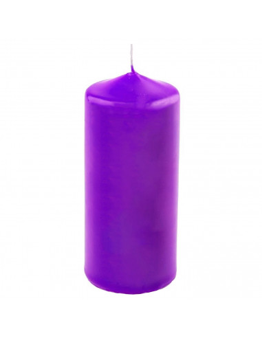 Tradineur - Vela taco con aroma a lavanda, velón de cera perfumada, larga duración: 25 horas, aromaterapia, decoración del hogar
