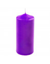 Tradineur - Vela taco con aroma a lavanda, velón de cera perfumada, larga duración: 25 horas, aromaterapia, decoración del hogar