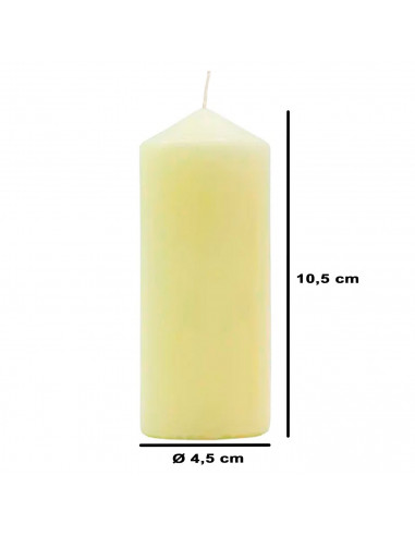 Tradineur - Vela taco con aroma a vainilla, velón de cera perfumada, larga duración: 25 horas, aromaterapia, decoración del hoga