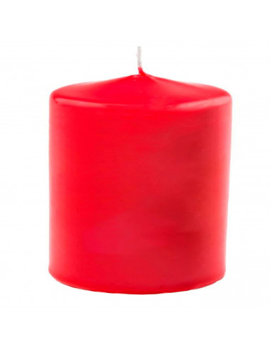 Tradineur - Vela taco con aroma a frujos rojos, velón de cera perfumada, larga duración: 24 horas, aromaterapia, decoración del