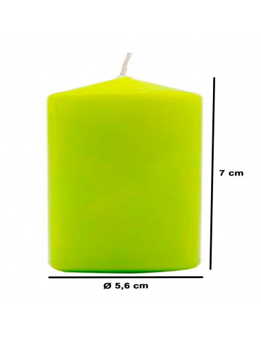 Tradineur - Vela taco con aroma a hierba de limón, velón de cera perfumada, larga duración: 24 horas, aromaterapia, decoración d