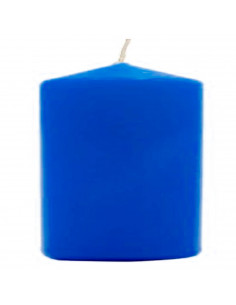 Tradineur - Vela taco con aroma, velón de cera perfumada, larga duración: 24 horas, aromaterapia, decoración del hogar (Azul, Fr