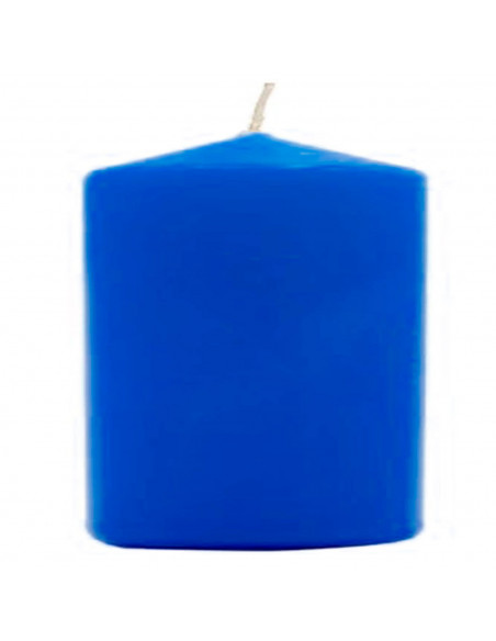 Tradineur - Vela taco con aroma, velón de cera perfumada, larga duración: 24 horas, aromaterapia, decoración del hogar (Azul, Fr