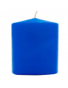 Tradineur - Vela taco con aroma, velón de cera perfumada, larga duración: 24 horas, aromaterapia, decoración del hogar (Azul, Fr