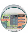 Tradineur - Manguera de riego flexible, 3 capas PVC, incluye 4 accesorios, regar jardín, huerto, lavar coche, labores agrícolas,