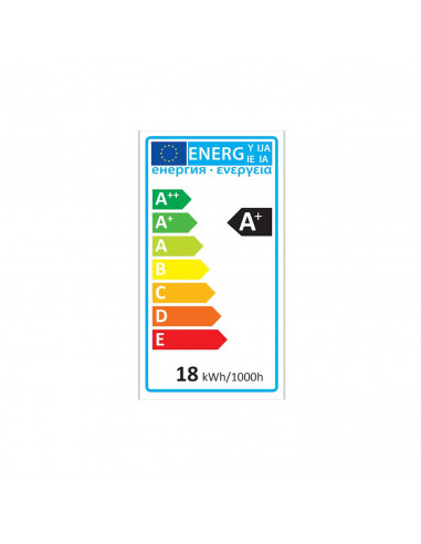 Tradineur - Lámpara de techo led redondo, retroiluminado,18 w, 1530  lm, luz blanca fría, foco led para cocina sala de estar, do