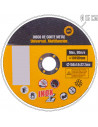 Tradineur - Plato/disco de corte metal - Disco universal multifunción - Accesorio de herramienta - Diámetro 15 cm - 10100 rpm.