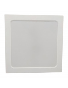 Tradineur - Lámpara de techo led cuadrada, retroiluminado, 18 w, 1530  lm, luz blanca fría, foco led para cocina sala de estar,