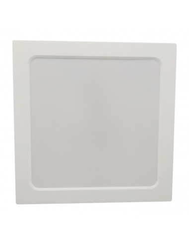 Tradineur - Lámpara de techo led cuadrada, retroiluminado, 18 w, 1530  lm, luz blanca fría, foco led para cocina sala de estar,