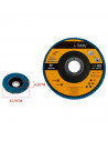 Tradineur - Plato/disco abrasivo amoladora - Accesorio de herramienta - Diámetro 12,5 cm - 12200 rpm.