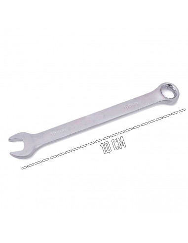 Tradineur - Llave fija de 10 mm - Fabricada en acero - Esencial para cualquier persona que trabaje en tareas de bricolaje