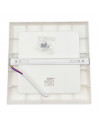 Tradineur - Lámpara de techo led cuadrada, retroiluminado, 18 w, 1530  lm, luz blanca fría, foco led para cocina sala de estar,