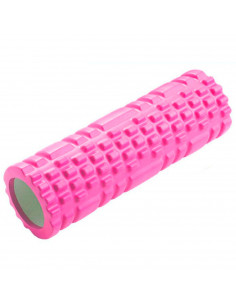 Tradineur - Rodillo de yoga, gomaespuma, cilindro de movilidad y masaje, múltiples posturas, estiramientos, fitness, automasaje,