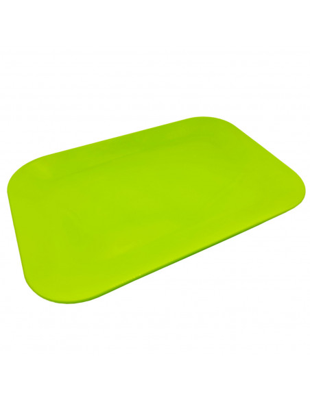 Tradineur - Bandeja rectangular reutilizable, polipropileno, hostelería, bares, restaurantes, hogar, fabricada en España, 37,2 x