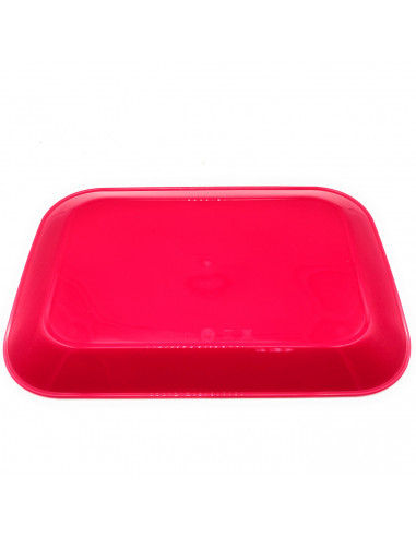 Tradineur - Bandeja rectangular reutilizable, polipropileno, hostelería, bares, restaurantes, hogar, fabricada en España, 37,2 x