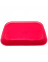 Tradineur - Bandeja rectangular reutilizable, polipropileno, hostelería, bares, restaurantes, hogar, fabricada en España, 37,2 x
