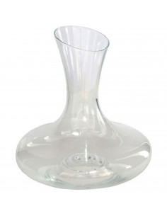 Tradineur - Decantador de vino de cristal, dispensador, jarra, oxigenador, aireador para vino tinto o blanco, elegante, regalo o