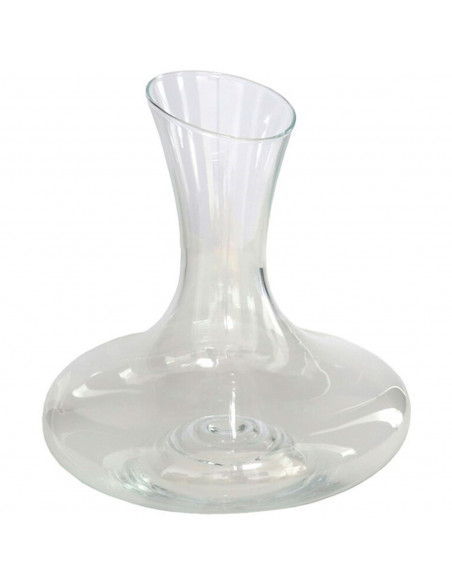 Tradineur - Decantador de vino de cristal, dispensador, jarra, oxigenador, aireador para vino tinto o blanco, elegante, regalo o
