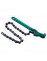 Tradineur - Cadena para tubos de 210 mm - Fabricado en Acero Templado - Diseño ergonómico - Ideal como herramienta de fontanería