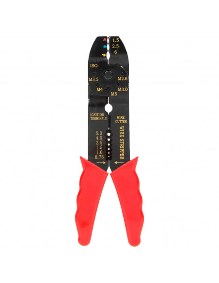 Tradineur - Alicante Pelacable 8" - Fabricado en acero - Diseño ergonómico - Perfecto para proyectos de bricolaje, reparaciones