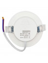 Tradineur - Lámpara de techo LED redonda, retroiluminado, 4w, 260 lm, luz blanca fría, foco led para cocina sala de estar, dormi