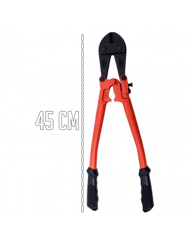 Tradineur - Cizalla para cortar cables y conductos eléctricos - Diseño ergonómico - Longitud de 45 cm