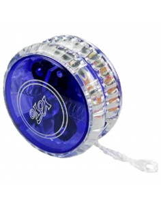 Tradineur - Yoyo con luces LED - Fabricado en plástico PVC no tóxico - Perfecto para que los principiantes aprendan trucos - Ø 5