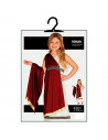 Tradineur - Disfraz Romana Infantil, fibra sintética, incluye túnica y capa, carnaval, arde lucus, halloween, cosplay, fiestas,