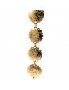 Tradineur - Collar romano con 9 medallones, colgante metálico, complemento para disfraz de romana, carnaval, Halloween, Arde Luc