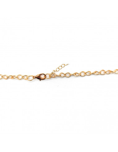 Tradineur - Collar romano con 9 medallones, colgante metálico, complemento para disfraz de romana, carnaval, Halloween, Arde Luc