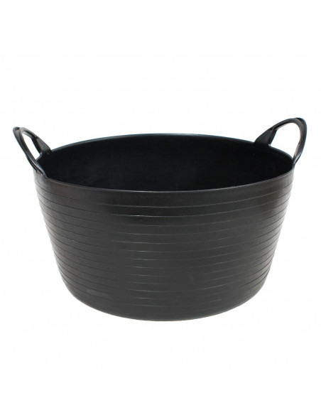 0 litros, 20 x 43 cm, negro. Cesto, cubo flexible, contenedor multifuncional, establo, jardín, alimentación de animales, mezcla, 0 litros, 20 x 43 cm, negro. Cesto, cubo flexible, contenedor multifuncional, establo, jardín, alimentación de animales, mezcla,
