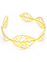 Tradineur - Diadema de hojas metálica, tiara decorativa, complemento para disfraz de romana, diosa griega, carnaval, Halloween,