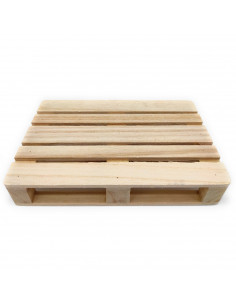 Tradineur - Palet decorativo de madera, bandeja de presentación, posavasos para bebidas, tapas, pinchos, manualidades, bar, fies