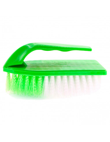 Pamex - Cepillo de plástico para ropa con asa ergonómica y cerdas suaves 14,5 x 7,5 x 6 cm, limpiar polvo o pelos de mascotas (C