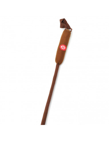 Tradineur - Caballo de peluche, anda y relincha, incluye correa rígida de 75 cm, sonido realista, peluche musical para pasear, j