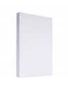 Tradineur - Lienzo preestirado grueso en blanco, pintar, 100% algodón, listones de madera, apto para todo tipo de pinturas, óleo