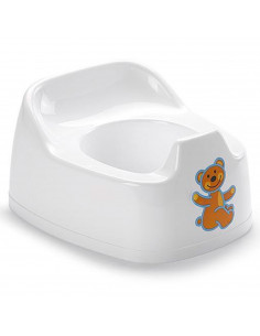 Tradineur - Orinal infantil de plástico, wc, inodoro de aprendizaje, urinario portátil, puericultura, niños, baño, fácil de limp