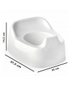 Tradineur - Orinal infantil de plástico, wc, inodoro de aprendizaje, urinario portátil, puericultura, niños, baño, fácil de limp