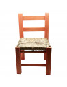 Tradineur  - Silla pequeña "rafia" para niño o decoración de color surtido y de 39 x 22 x 25 cm. Taburete con respaldo para niño