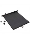 Tradineur - Cortina enrollable para ventanilla de coche, parasol lateral de plástico, altura regulable, colocación con 3 ventosa