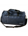 Tradineur - Bolsa de viaje de tela con asas y correa de hombro, bolsillos con cremallera, plegable, ligera, resistente, deporte,