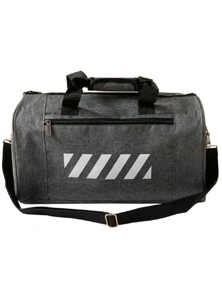 Tradineur - Bolsa de viaje de tela con correa de hombro y asas, bolsillos con cremallera, plegable, ligera, resistente, deporte,