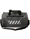 Tradineur - Bolsa de viaje de tela con correa de hombro y asas, bolsillos con cremallera, plegable, ligera, resistente, deporte,
