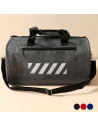 Tradineur - Bolsa de viaje de tela con correa de hombro y asas, bolsillos con cremallera, plegable, ligera, resistente, deporte,